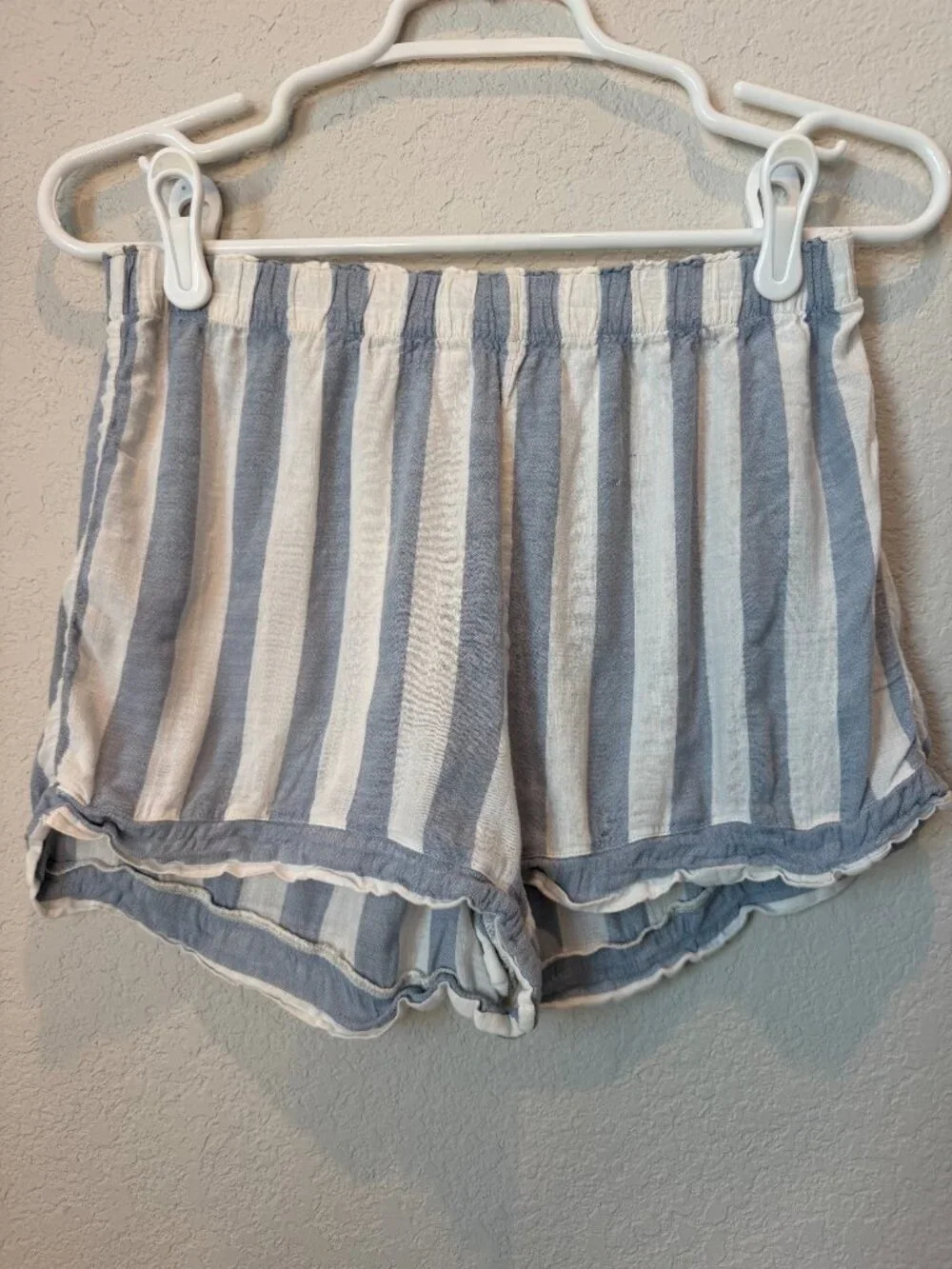 Eberjey Blue White Umbrella Stripes Pajama Set Size Small - Picture 6 of 10